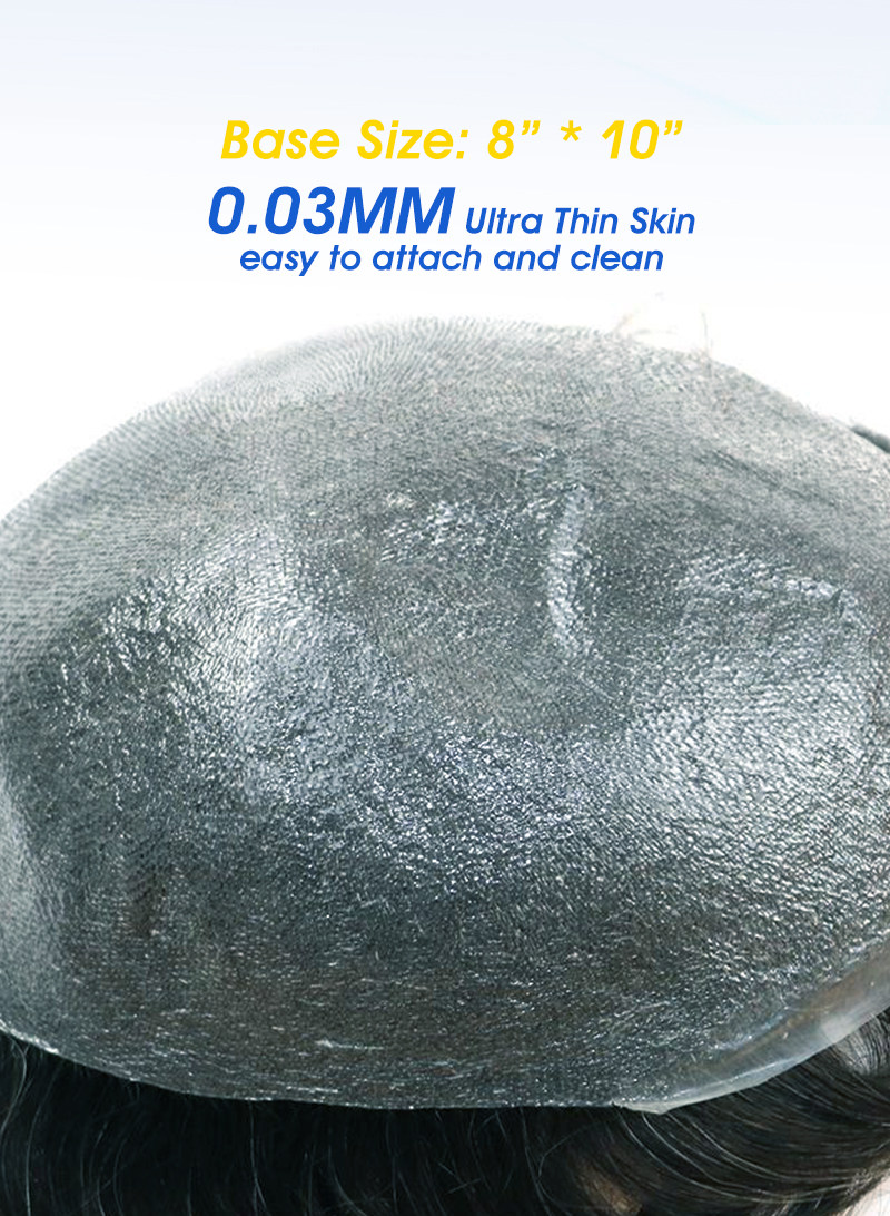 Ultra Thin Skin hair replacement  system