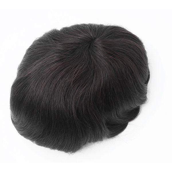 #2 Australia French Lace With Super Thin Skin Mens Hairpiece Toupee For Men Custom Hair Replacement System For Sale 