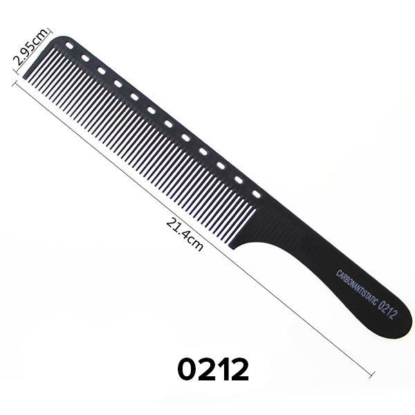 Salon Hair Comb General Styling Grooming Comb Anti Static Heat Resistant Hairdressing Comb Fine and Wide Tooth Hair Barber Comb Rat Tail Comb