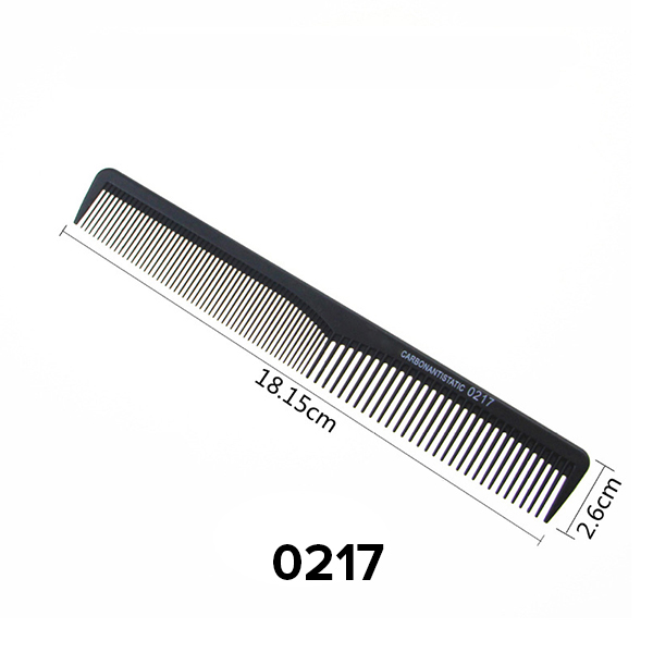 Salon Hair Comb General Styling Grooming Comb Anti Static Heat Resistant Hairdressing Comb Fine and Wide Tooth Hair Barber Comb Rat Tail Comb