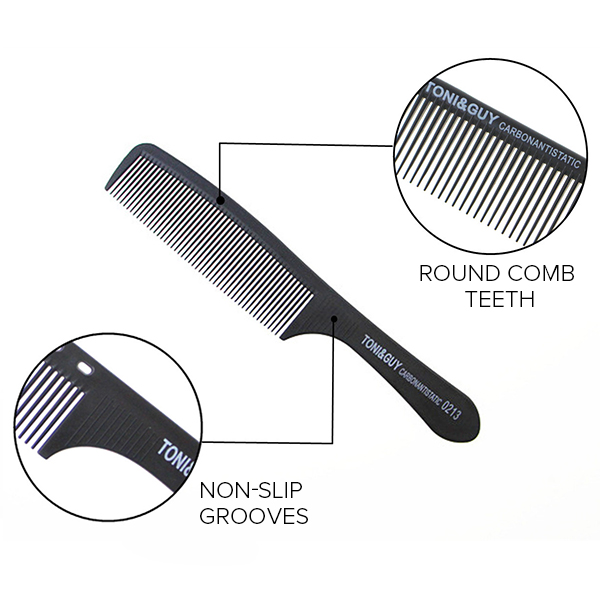 Salon Hair Comb General Styling Grooming Comb Anti Static Heat Resistant Hairdressing Comb Fine and Wide Tooth Hair Barber Comb Rat Tail Comb