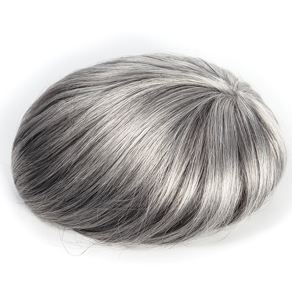 toupee with grey