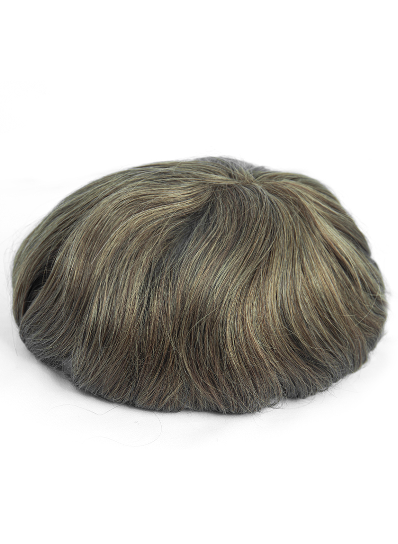 Custom #18 Australia Toupee Mens Hairpieces India Human Hair Wigs For Men French Lace With PU Cheap System For Sale 