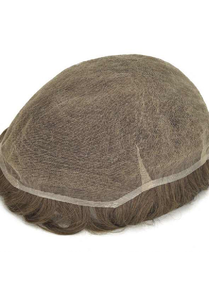 #4 Full Swiss Lace Base Mens Toupee Hair System Remy Indian Human Hair Pieces For Men Custom Styles For Sale 