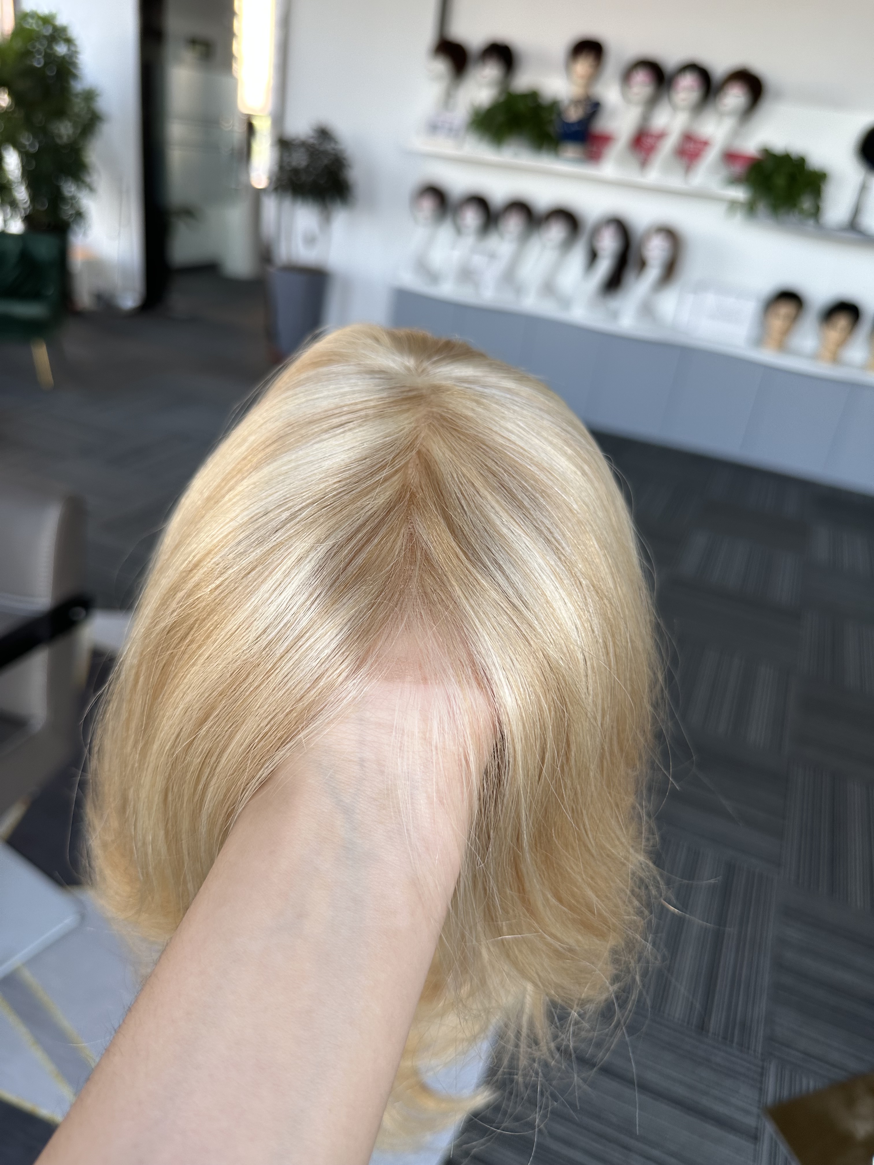 European Virgin Human Hair Medical Wigs For Alopecia And Chemo Hair Loss Wholesale Best Straight 120% Injection Lace Medical Wigs For Cancer Patients 