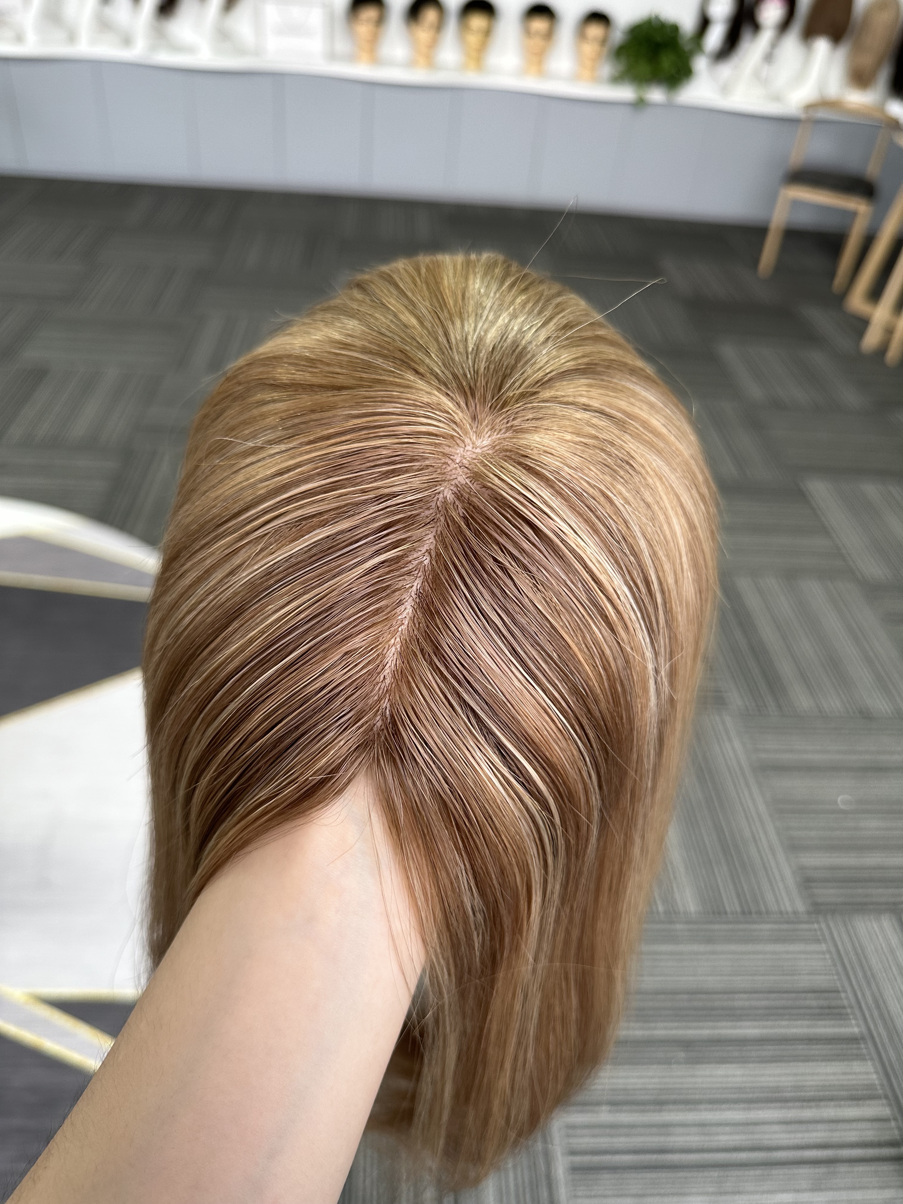 Natural Silk Top Medical Wigs For Cancer Patients Best 130% Virgin Human Hair Medical Wig For Alopecia And Chemo Hair Loss Wholesale