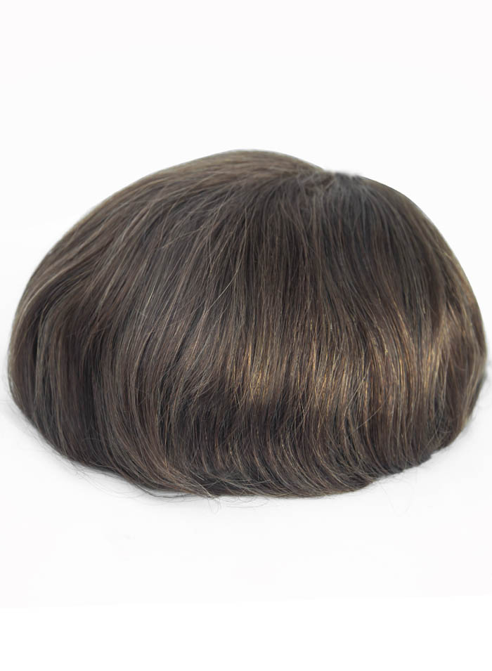 Full Lace Toupee Hair System For Men #5 Replacement Mens Wigs For Baldness Human Hair Pieces Units For Sale Online 