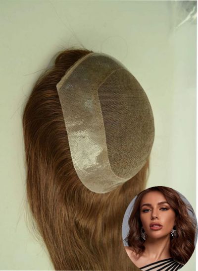 7x9 Australia Swiss Lace with HD PU Hair Topper Extensions High Quality Human hair Topper Wig Pieces System For Women  - mens toupee hair