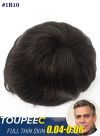 Super Thin Skin Stock Mens Toupee Hair System With High-Quality Remy Hair Piece For Men