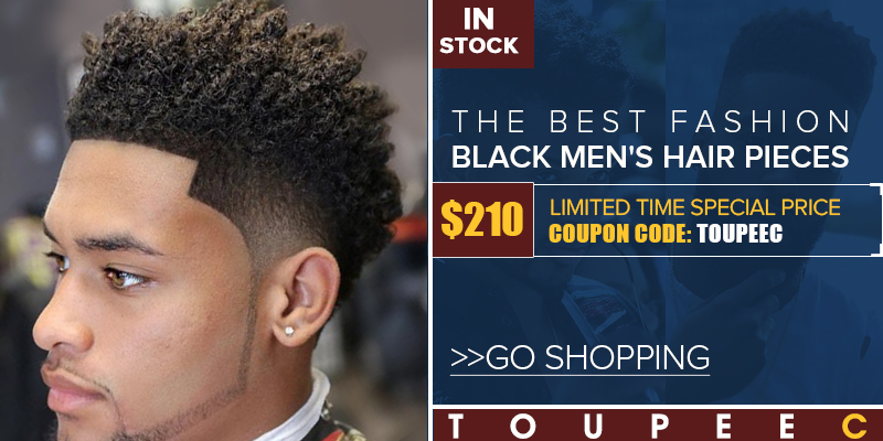 afro toupee hair pieces for men